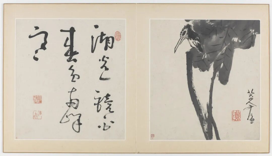 八大晚年《花鸟虫鱼图》